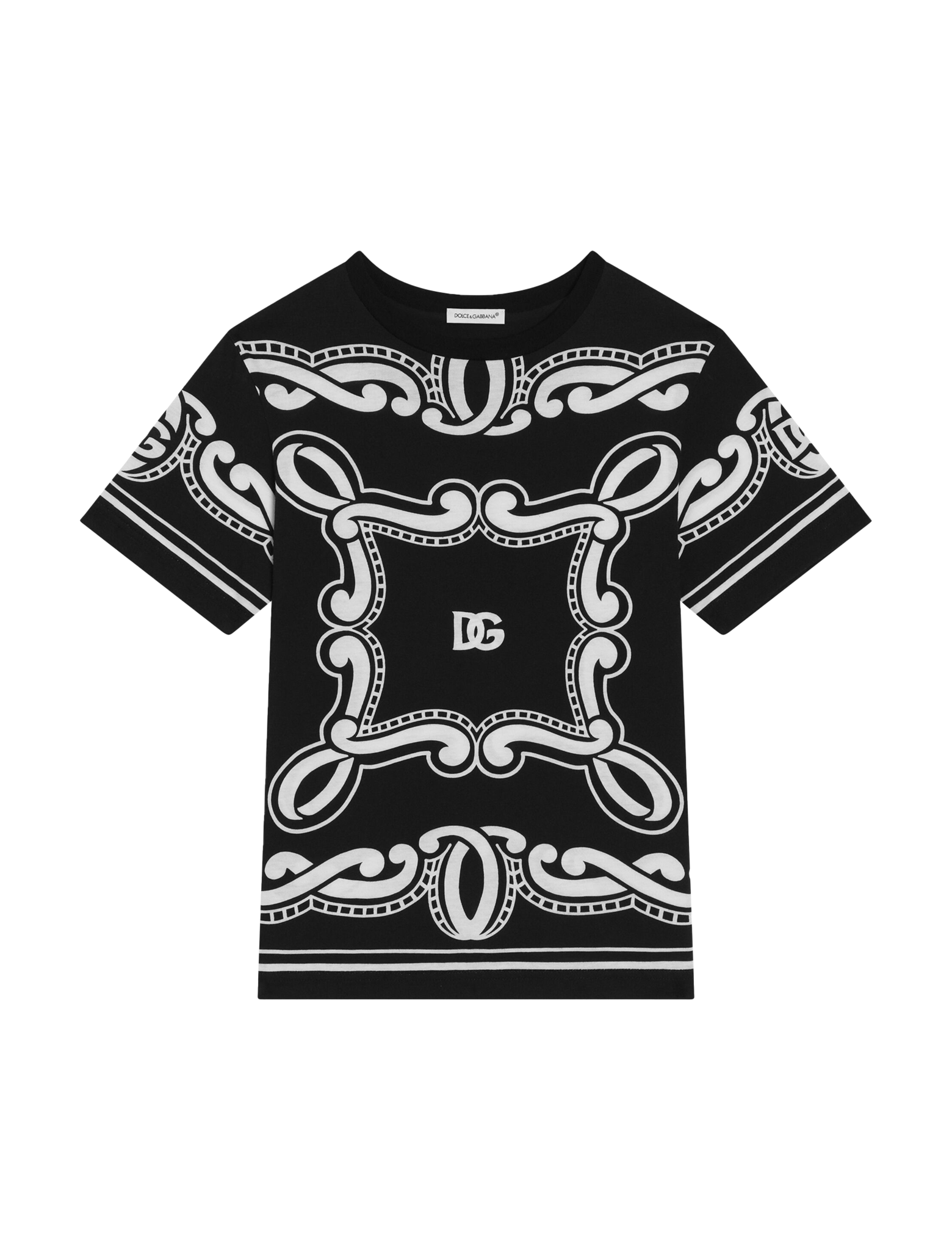 Bandanna print jersey t-shirt