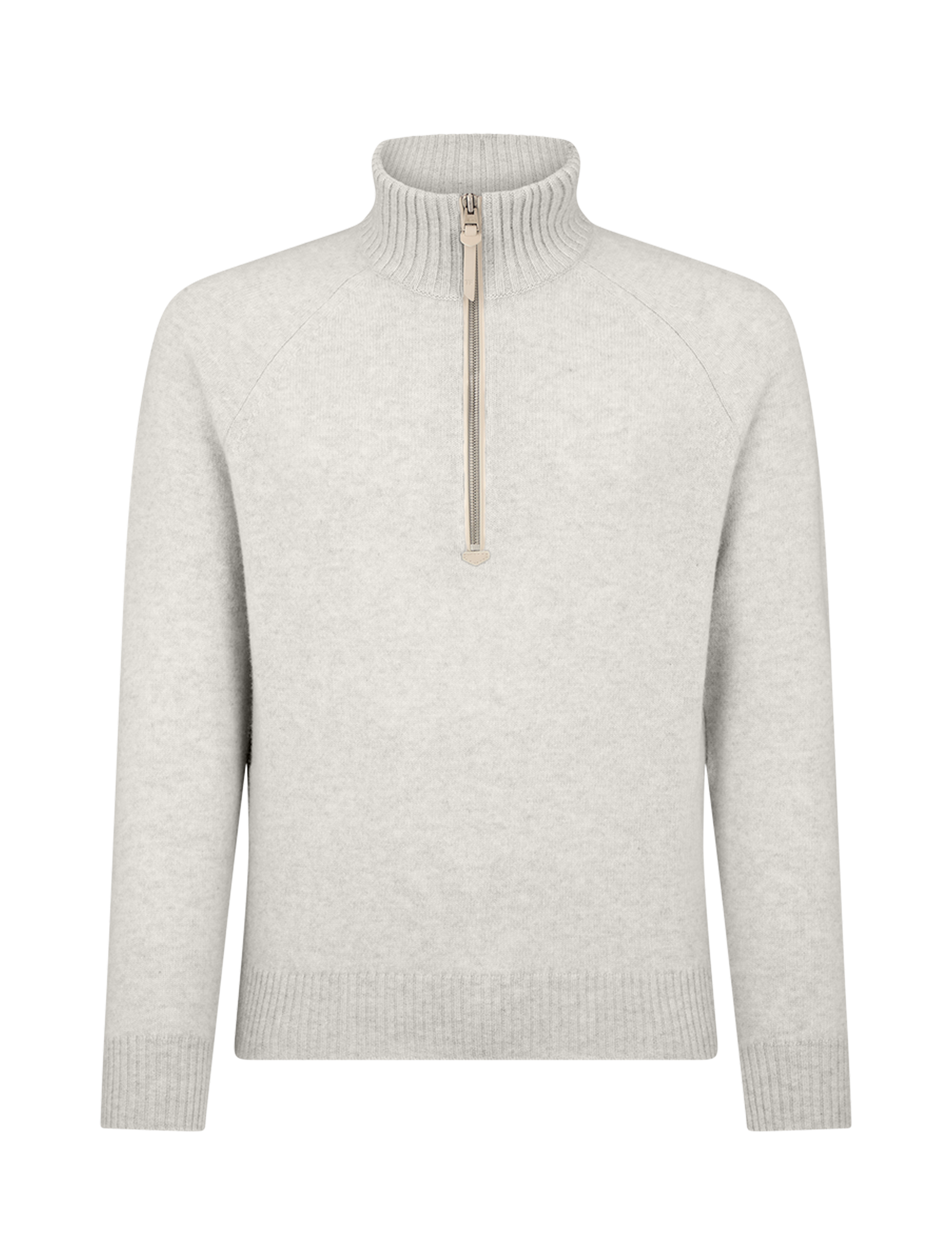 Cashmere lambswool half zip