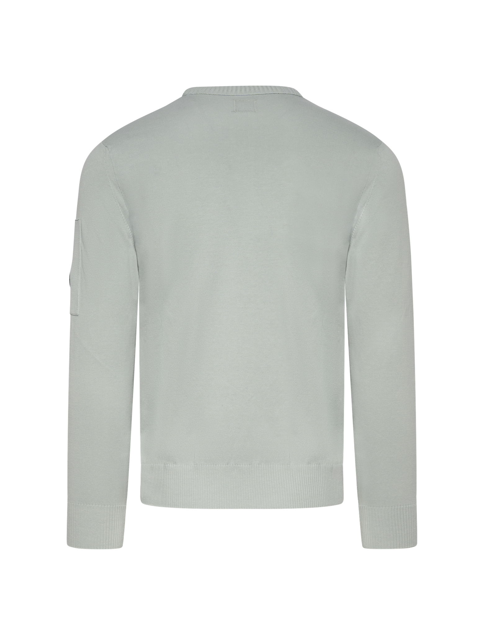 Crewneck cotton crepe knit