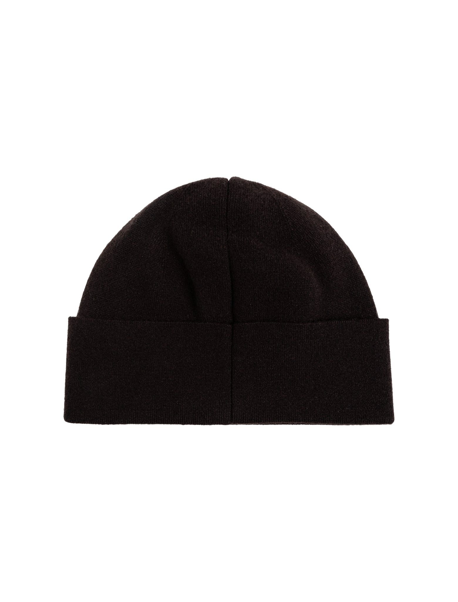 Logo cashmere beanie hat