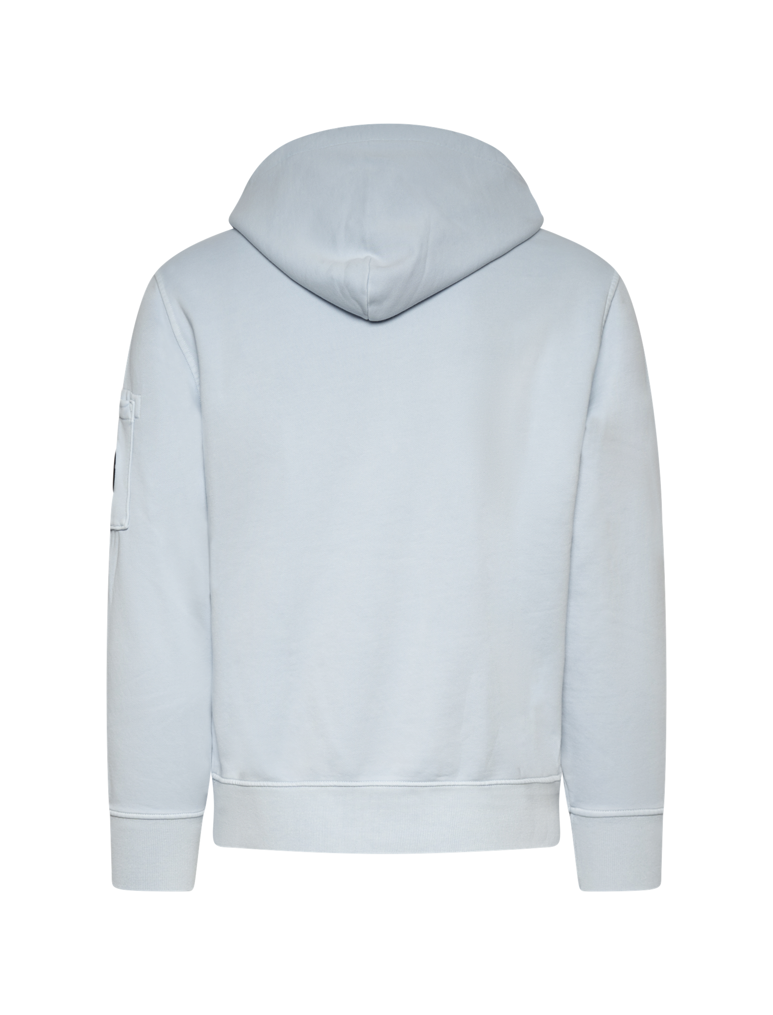 Diagonal raised fleece hoodie