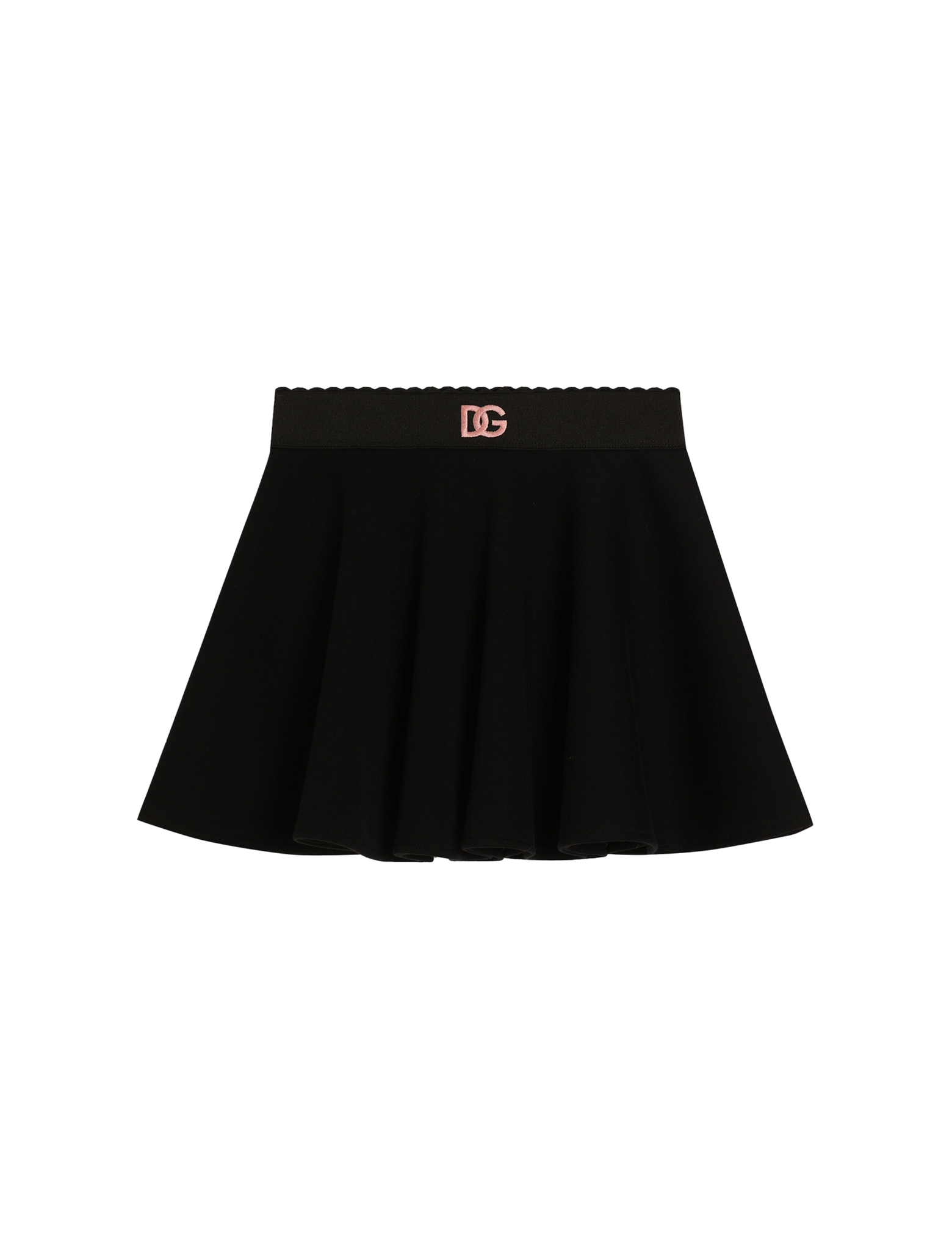 Embroidered logo circle skirt