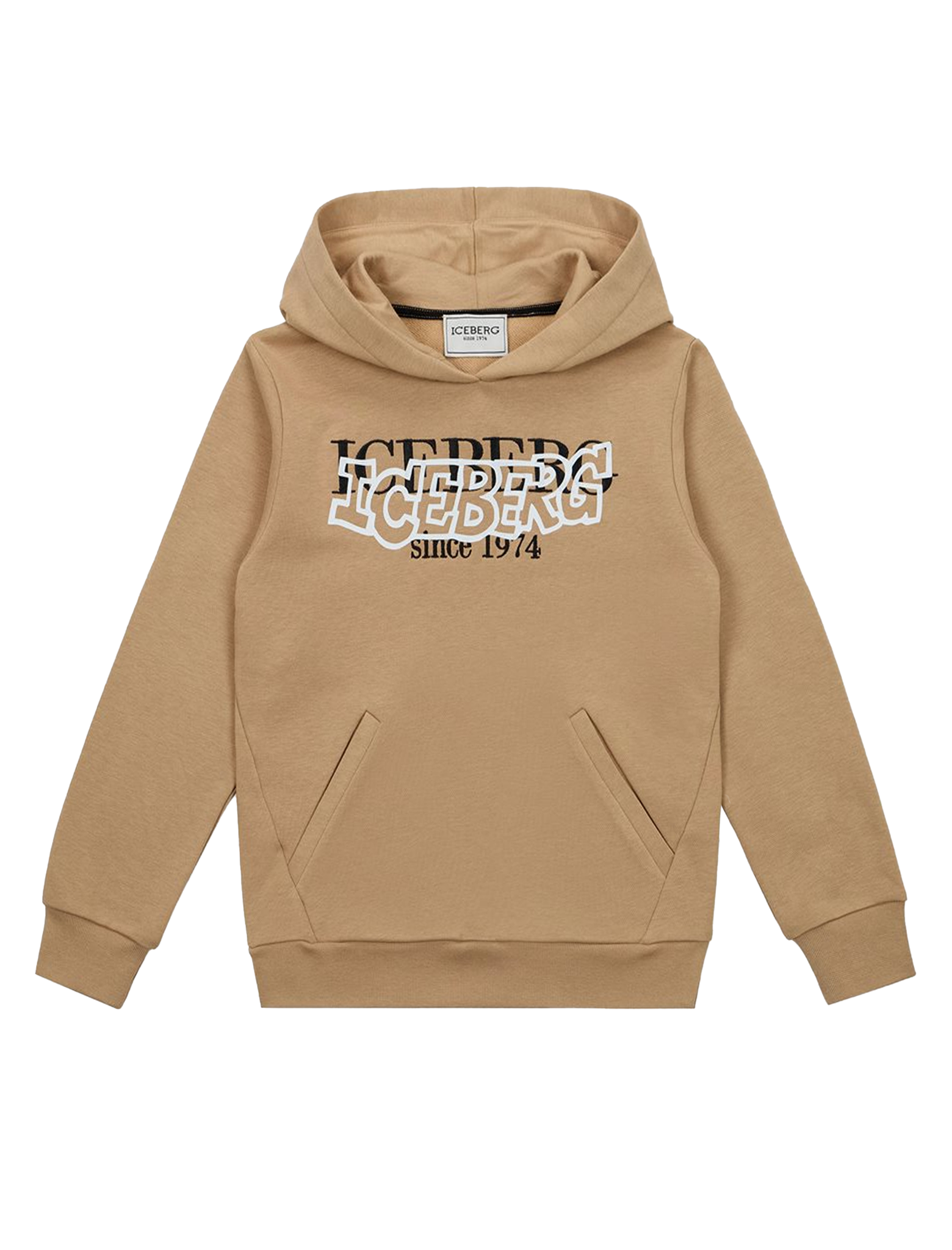 Embroidered logo hoodie