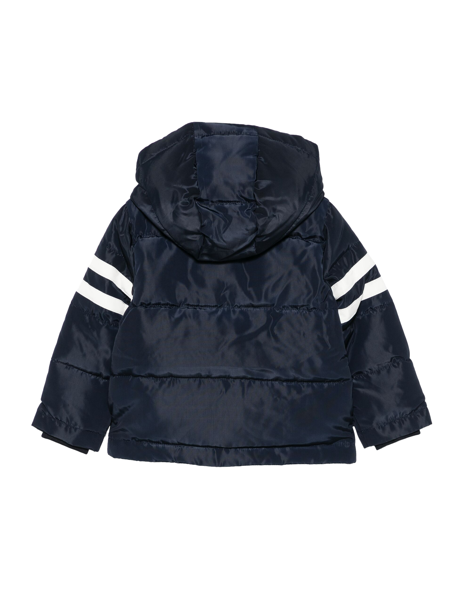 Embroidered logo padded jacket