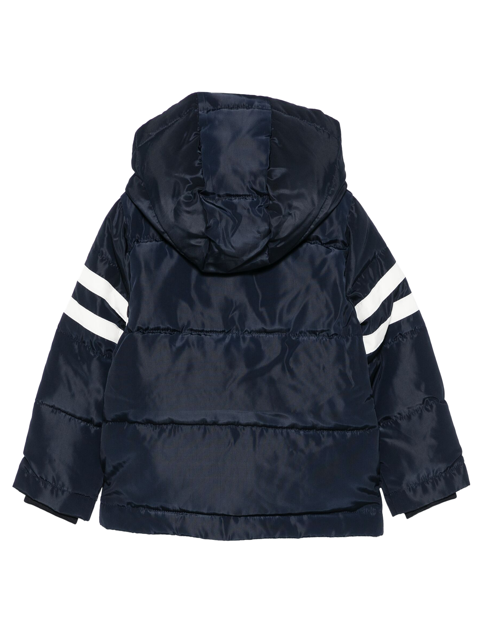 Embroidered logo padded jacket