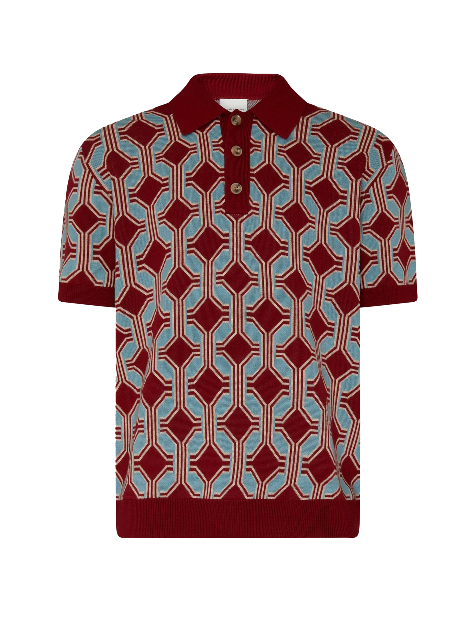 Geometrique polo shirt