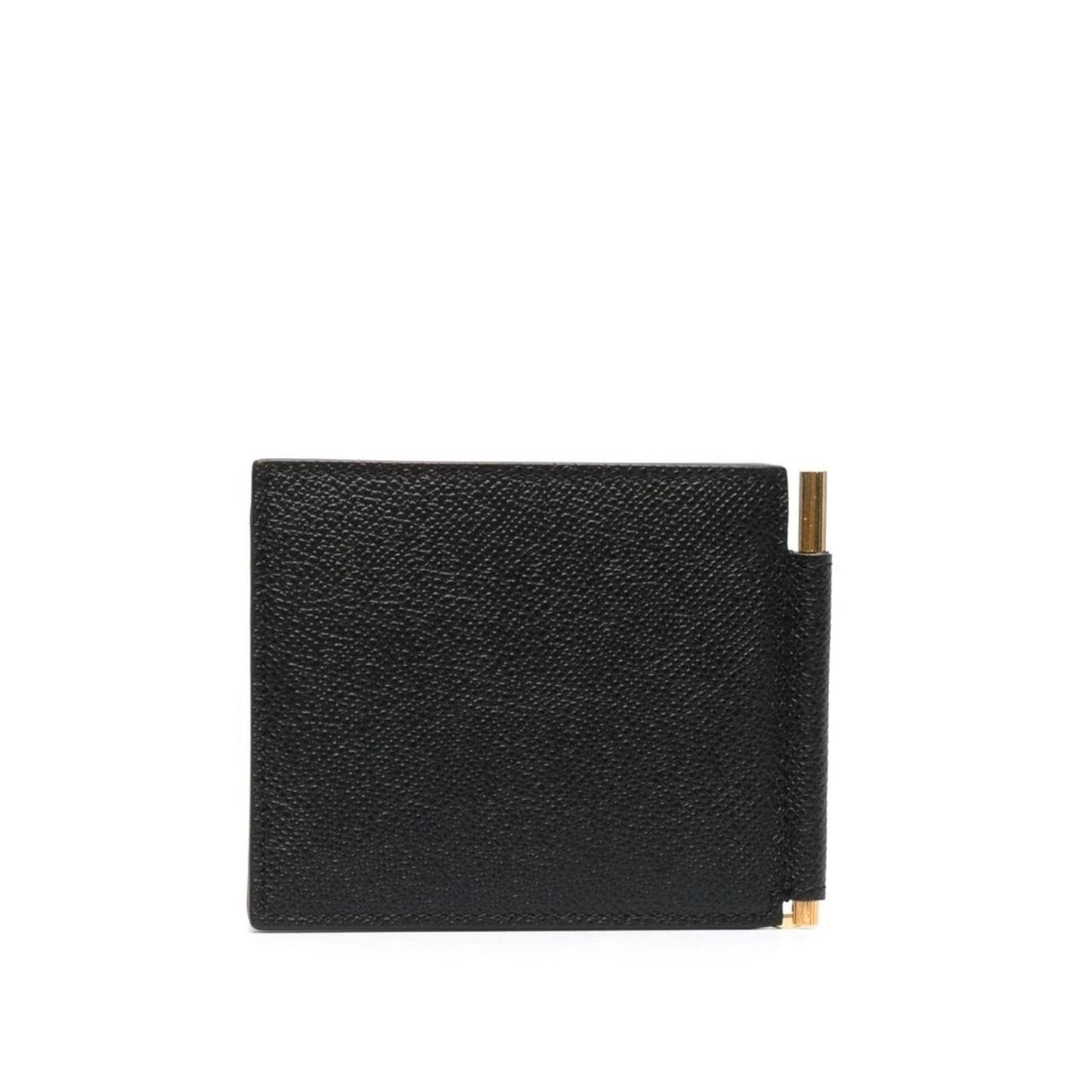 Grain leather bifold wallet