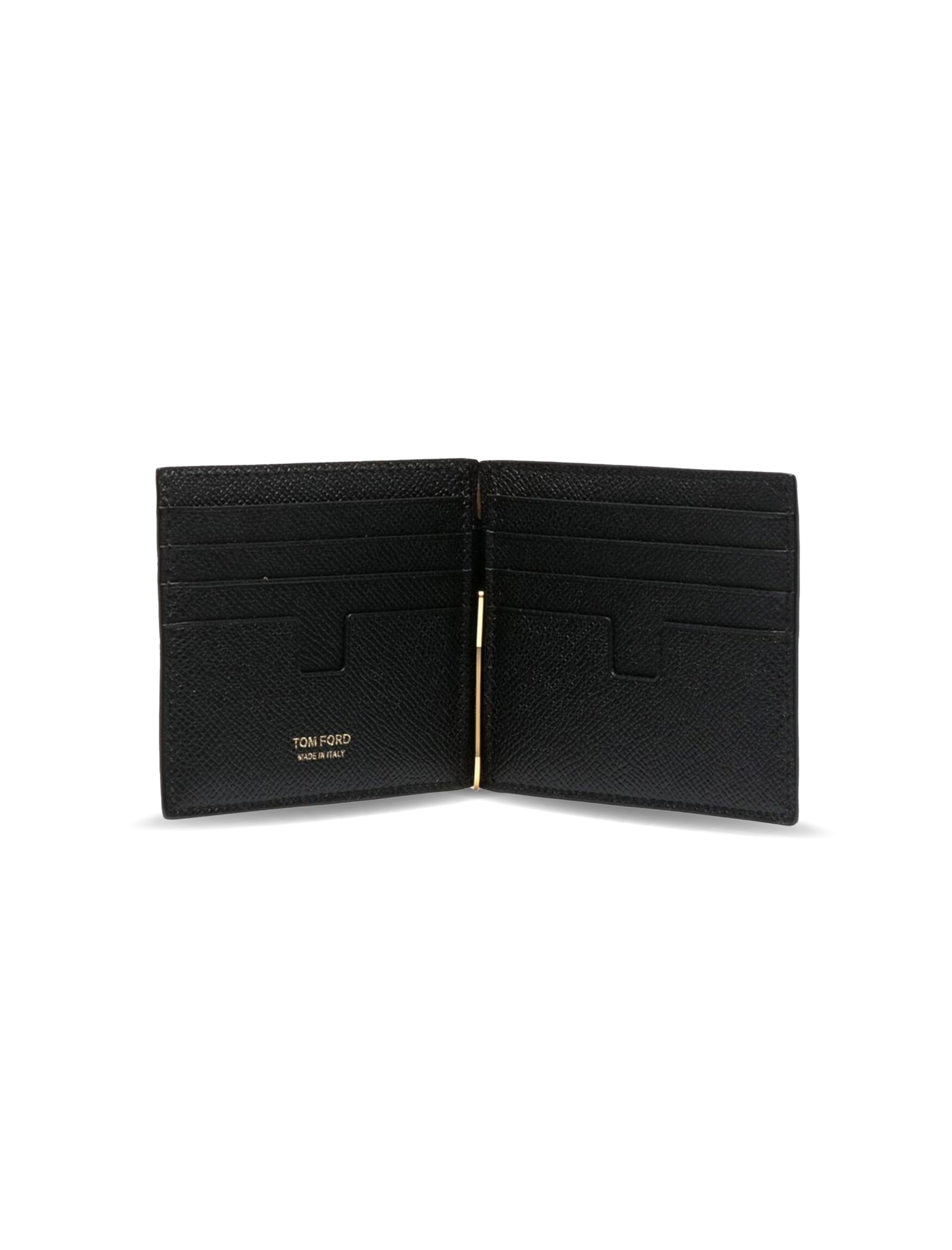 Grain leather bifold wallet