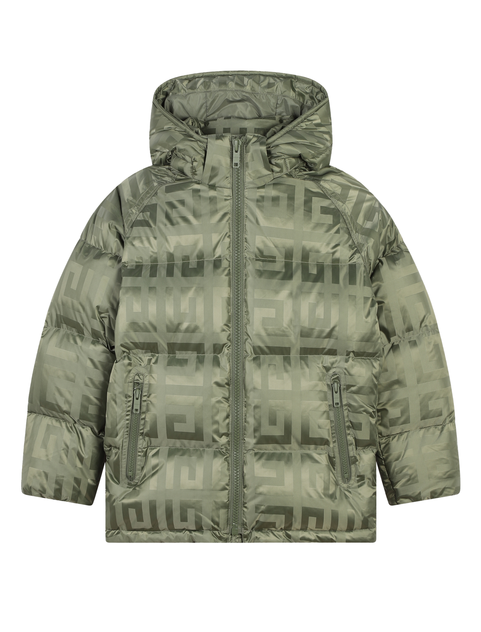 Hooded 4G Motif padded jacket