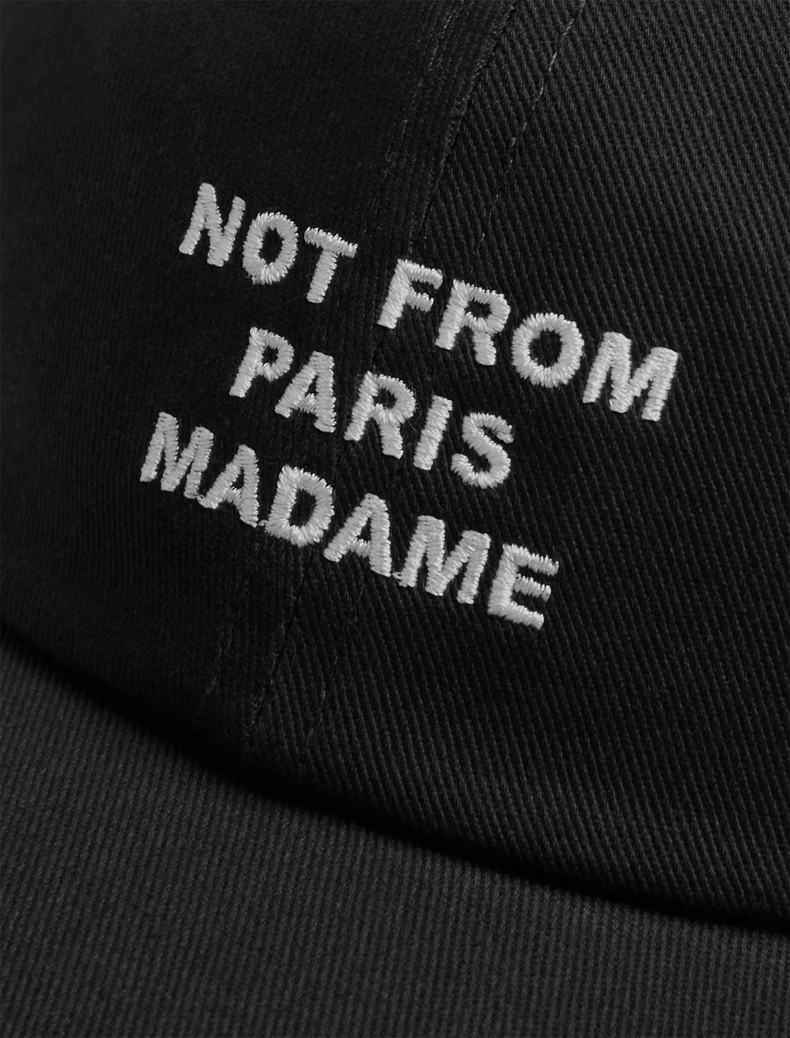 La casquette slogan cap