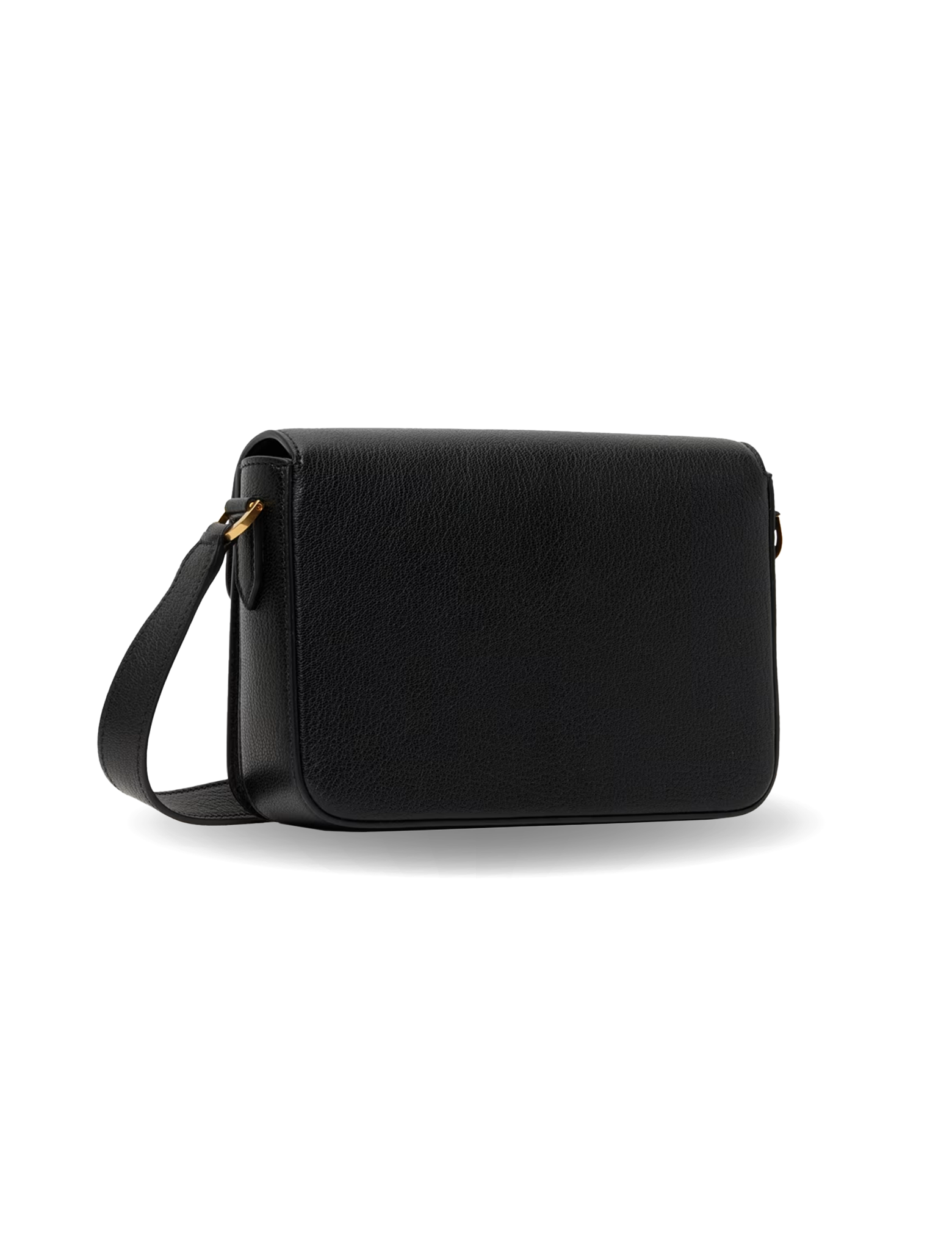 Leather monarch shoulder bag