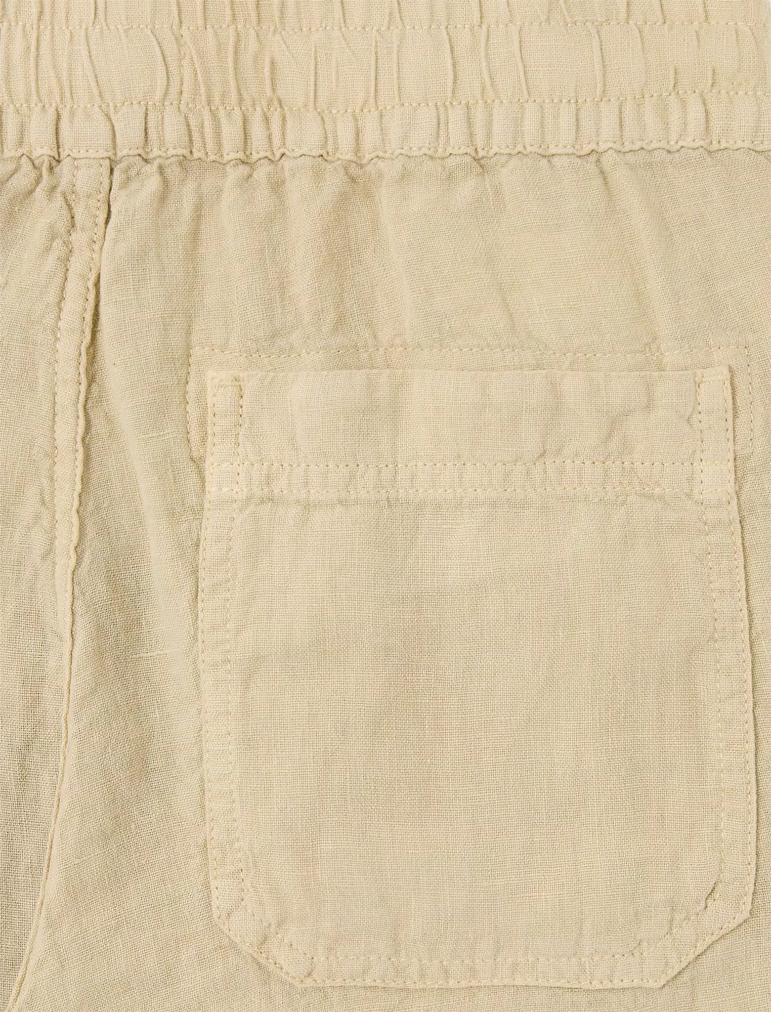 Linen regular fit trousers