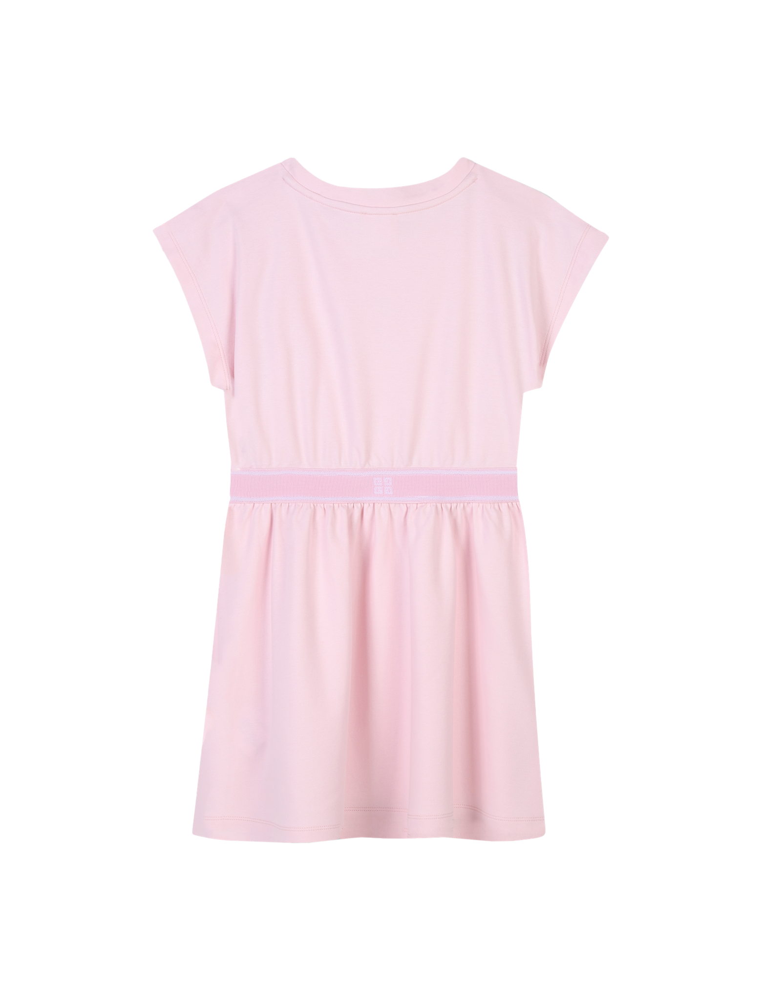 Kleid mit Logo und elastischer Taille