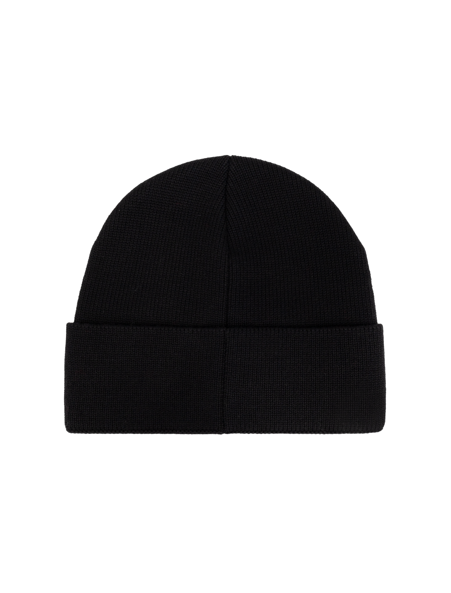 Logo embroidered knit beanie