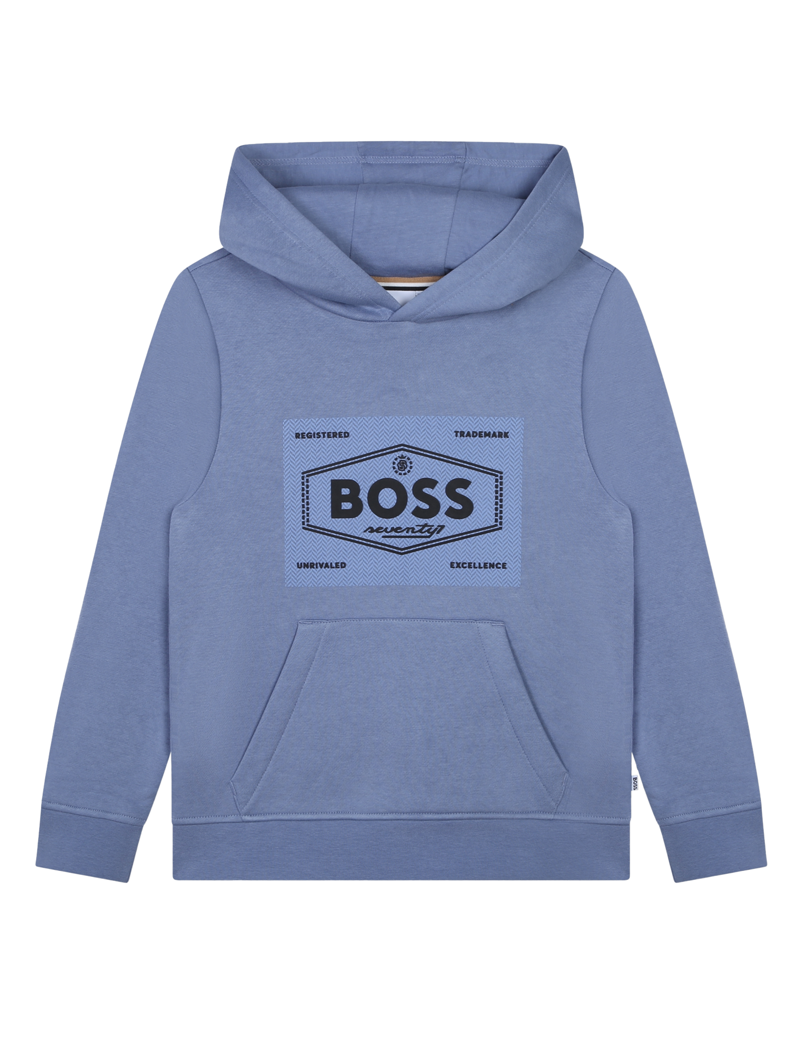 Logo print hoodie