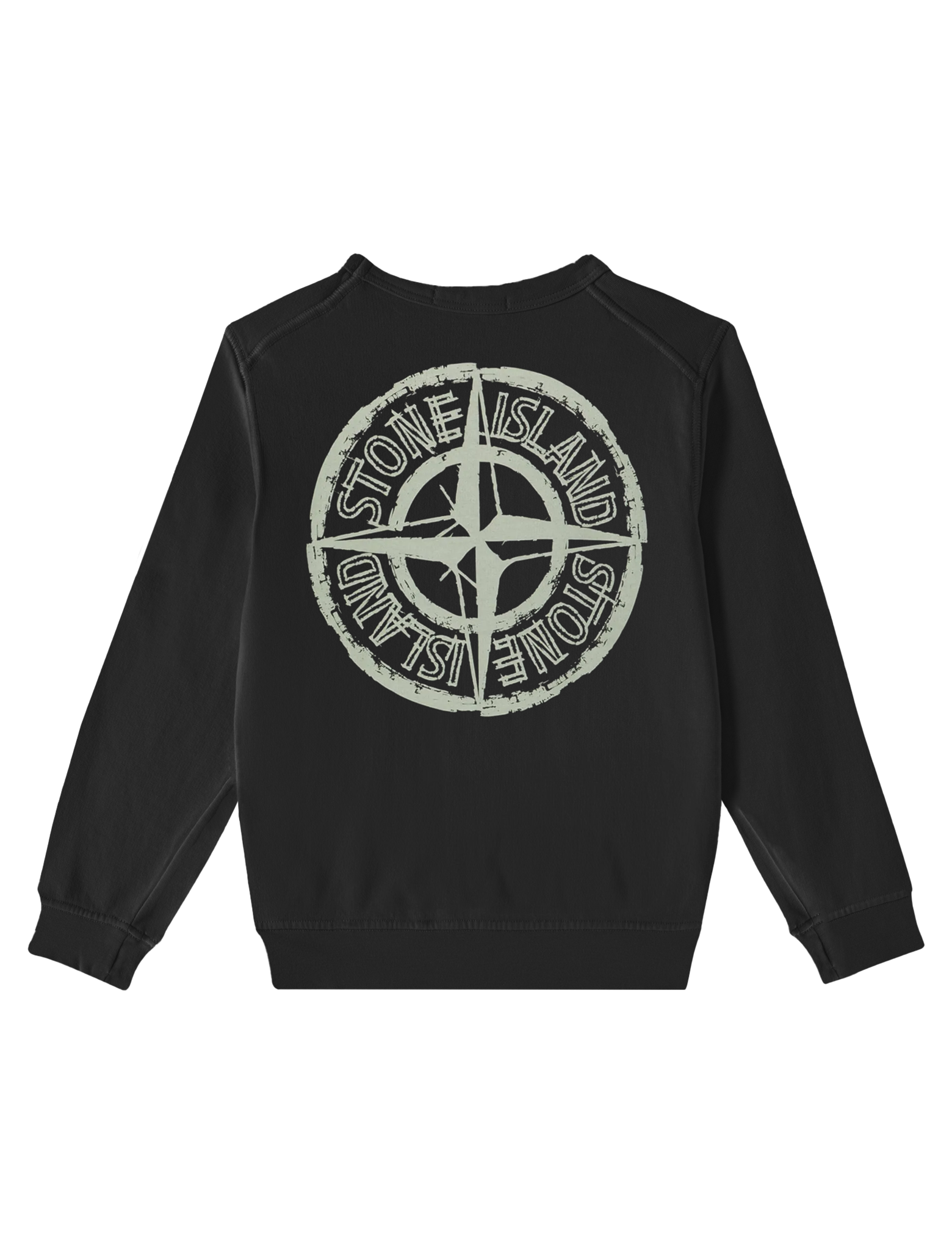 Logo print slim-fit sweatshirt