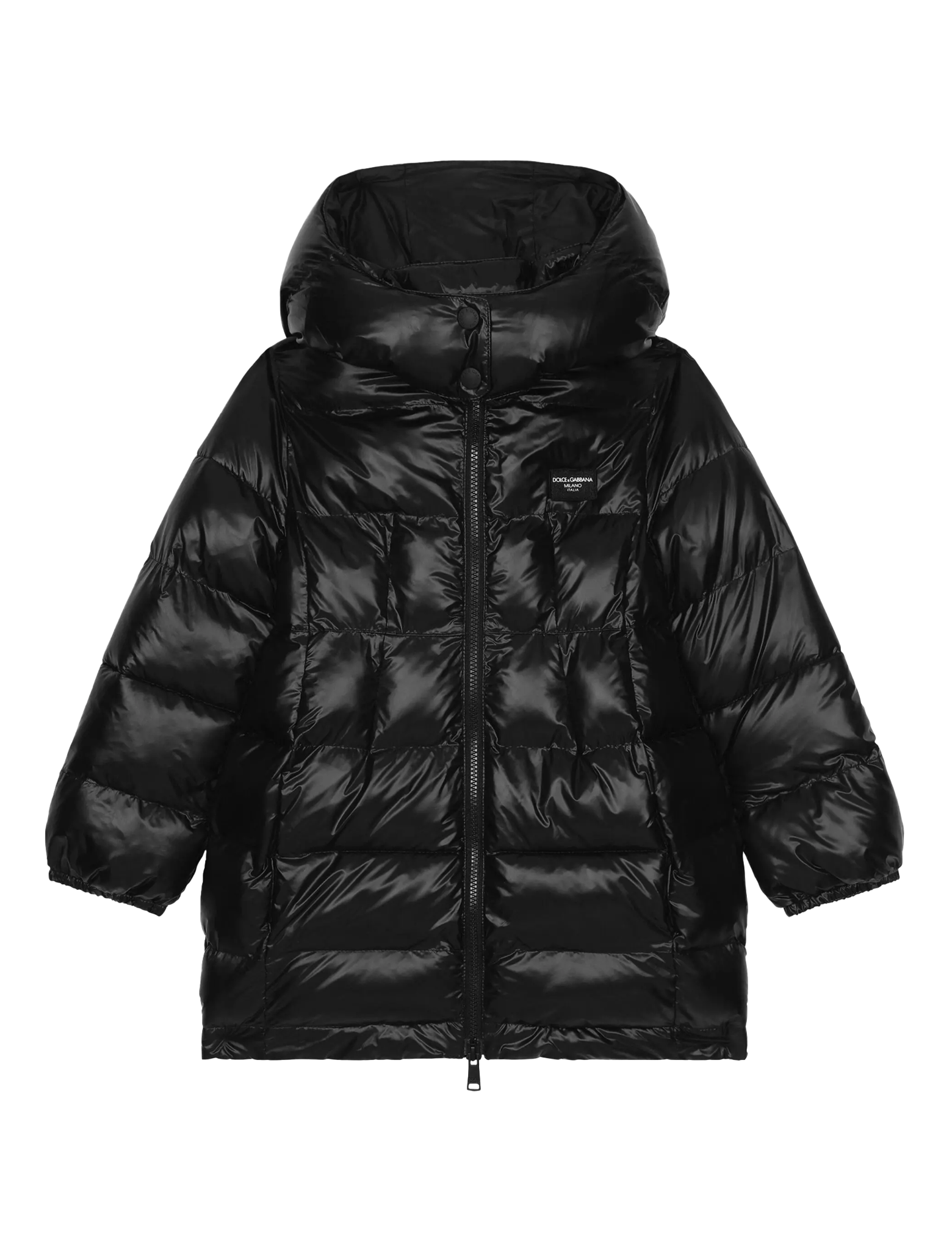 Logo tag padded jacket