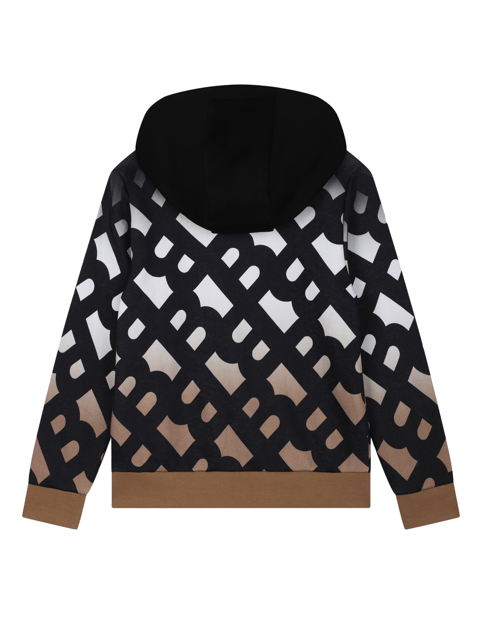 Kapuzenpullover mit Monogramm-Logo-Print