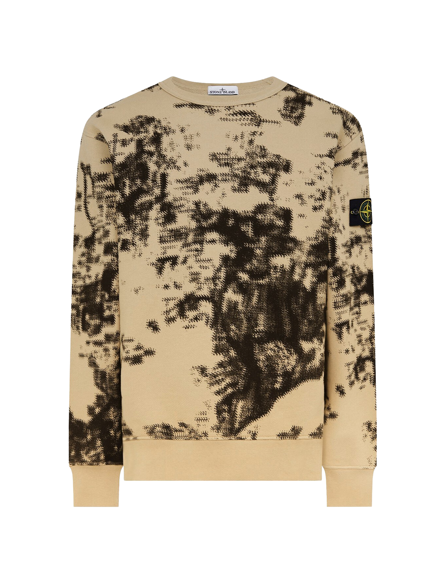 Camouflage printed sweater