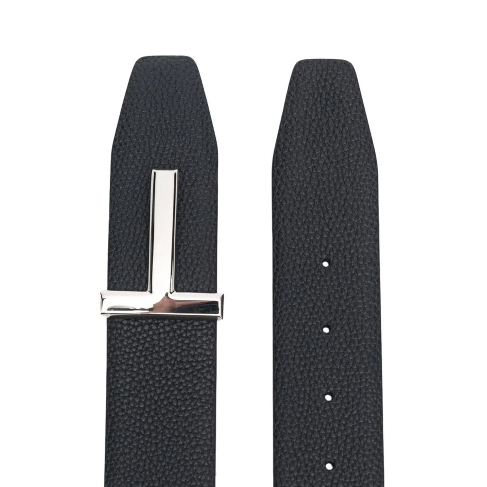 Reversible leather belt