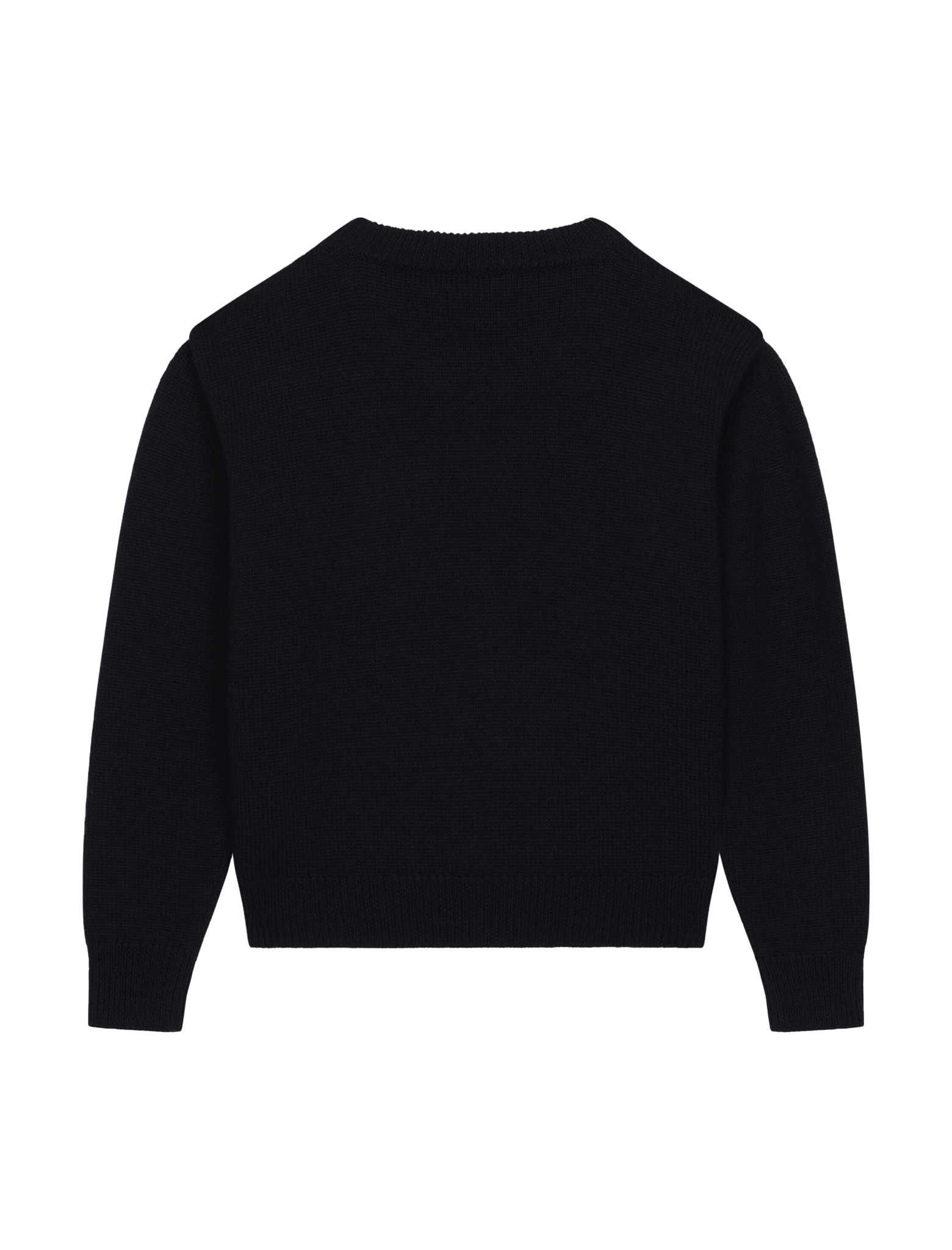 Round neck logo knitwear