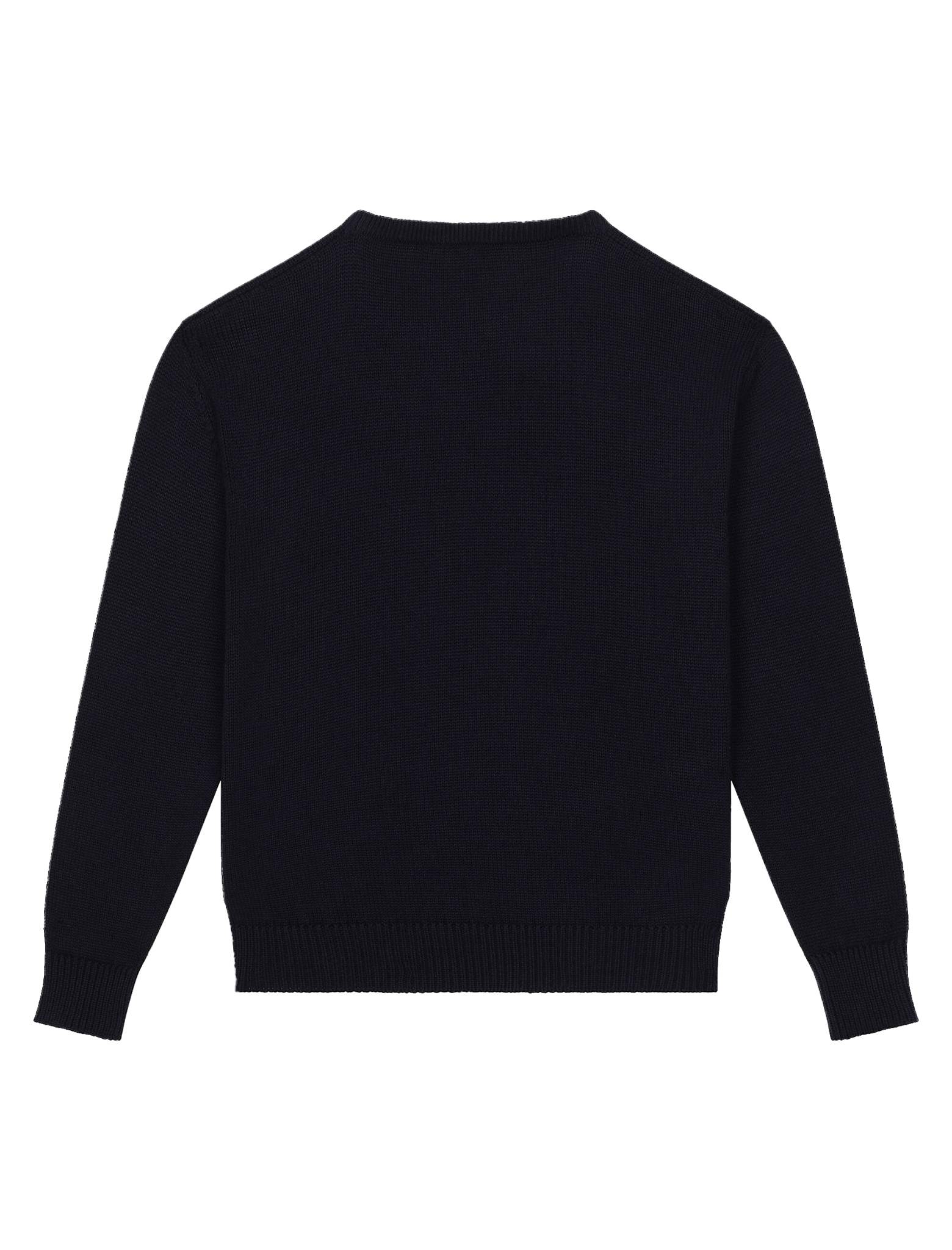 Round neck logo knitwear