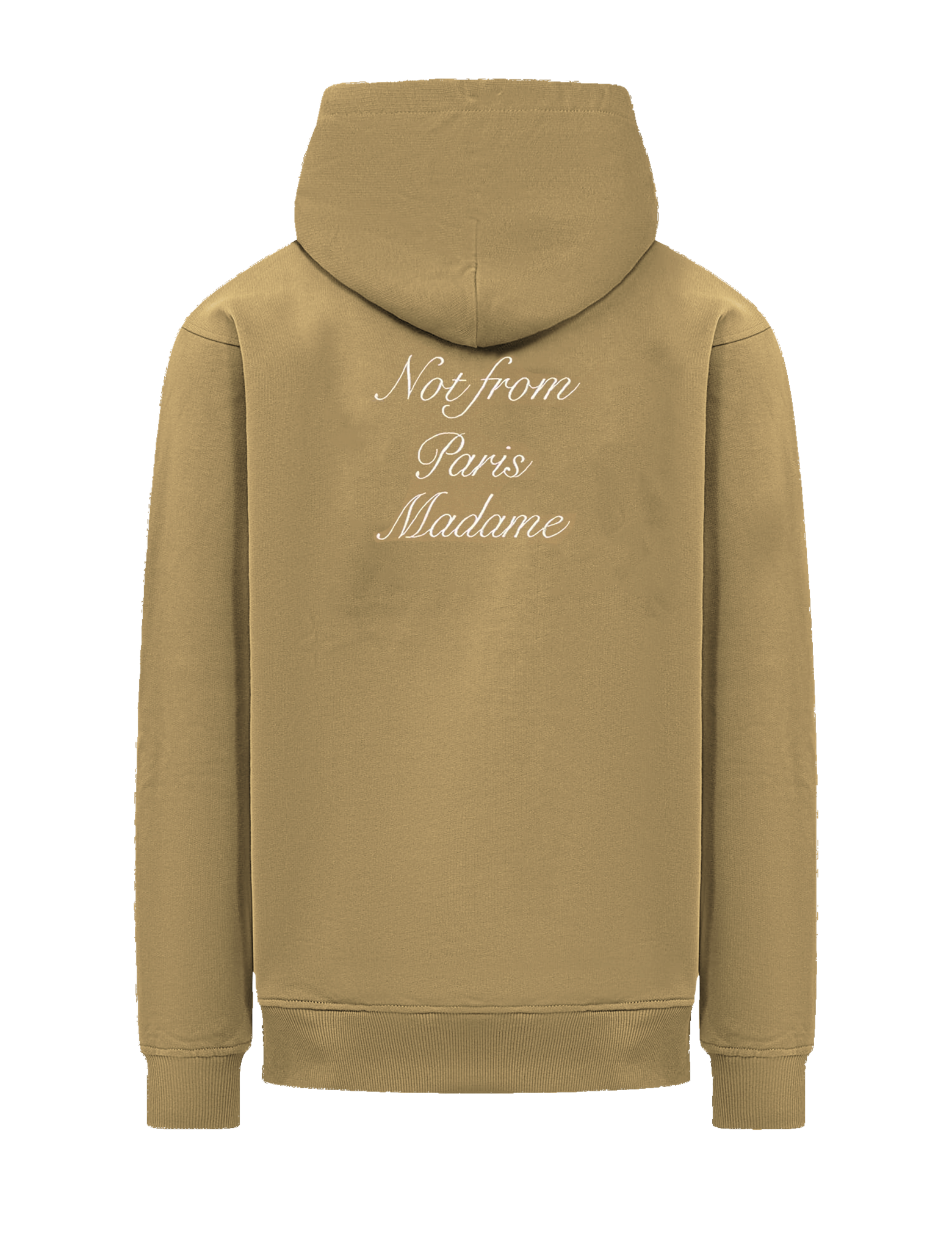 Slogan calligraphy hoodie