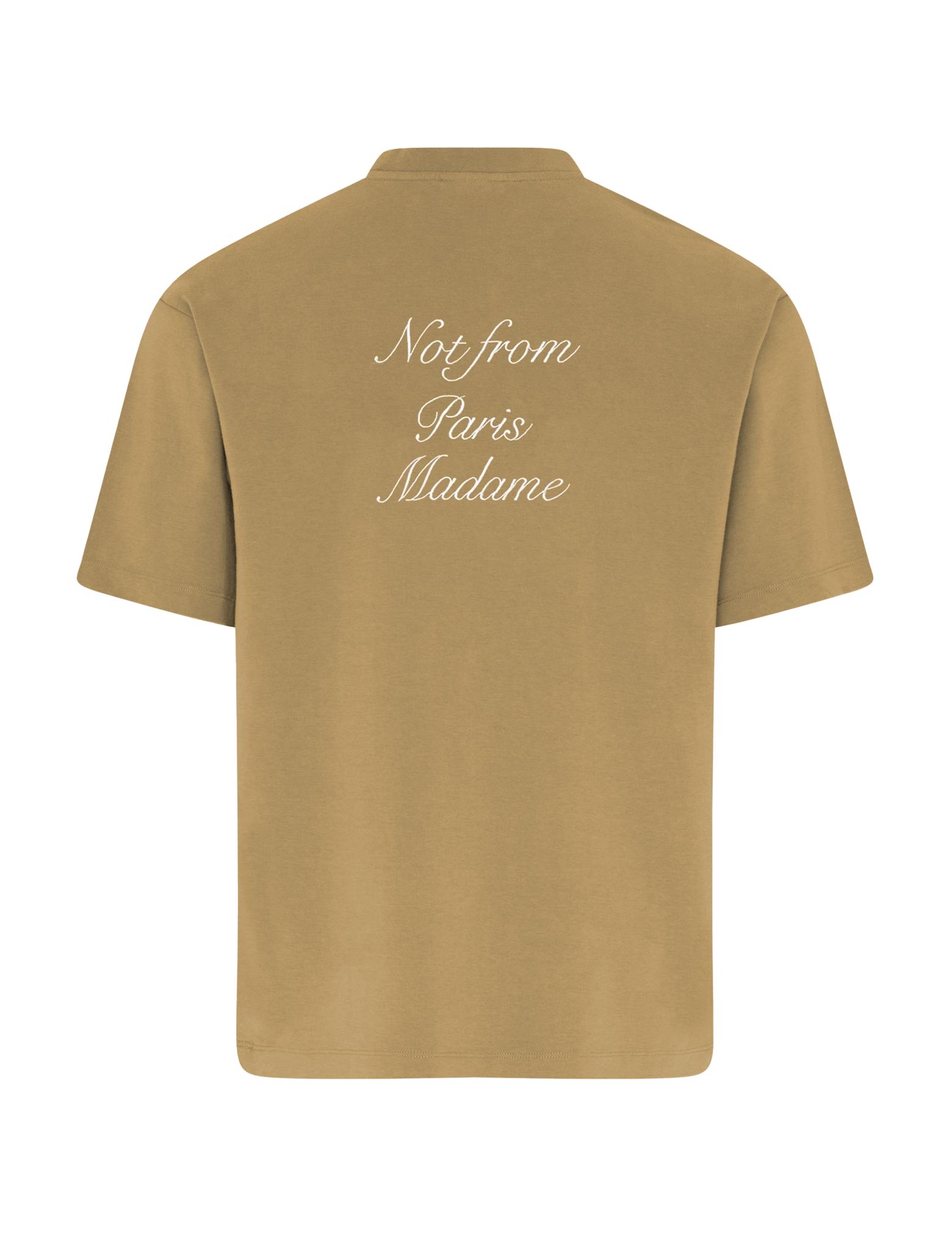 Slogan calligraphy t-shirt