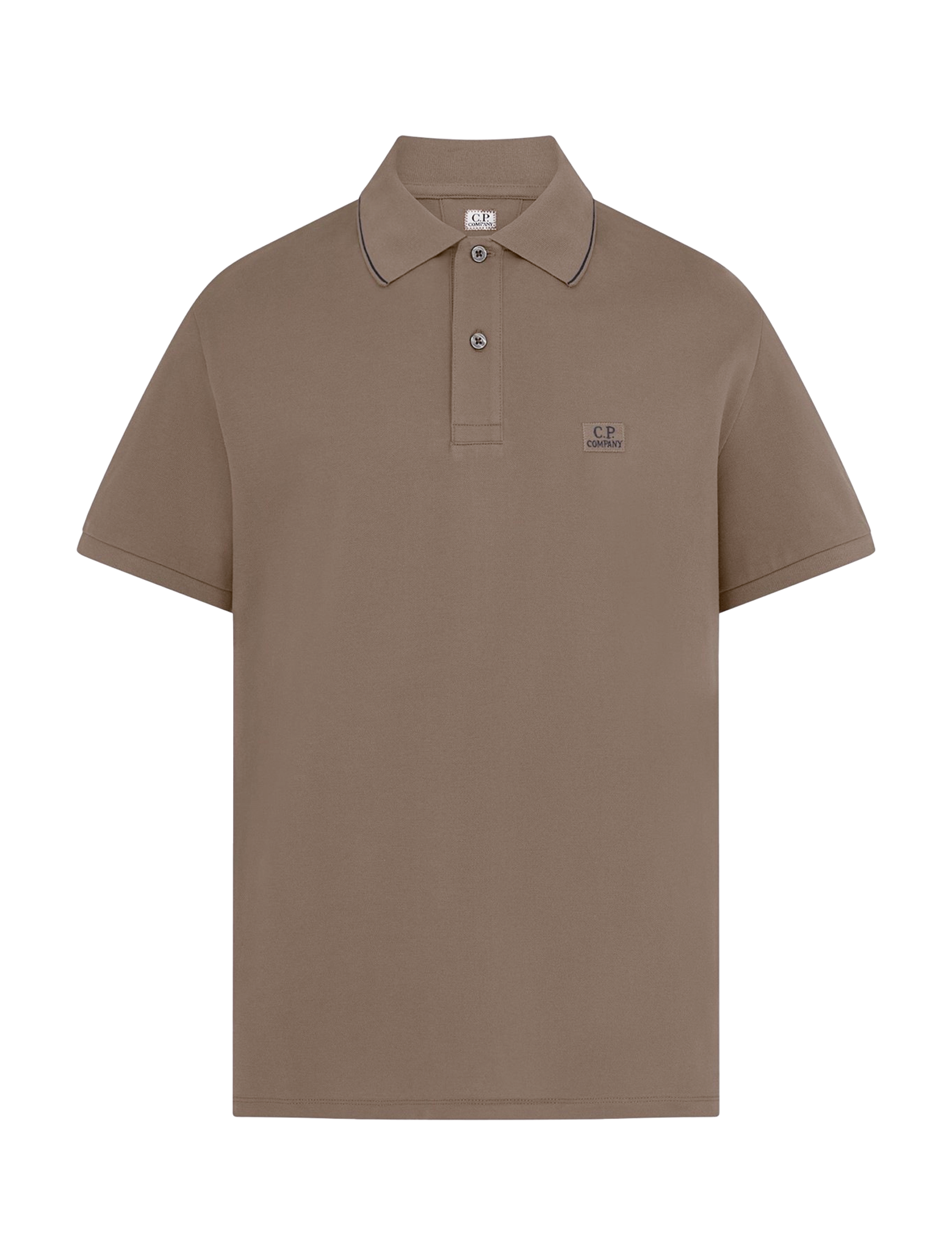 Stretch piquet line polo shirt