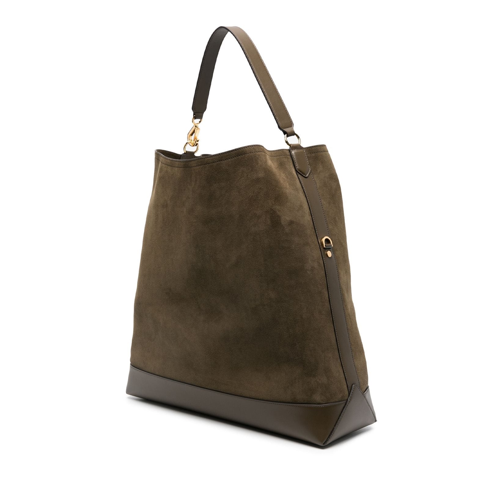 Suede giant tote bag
