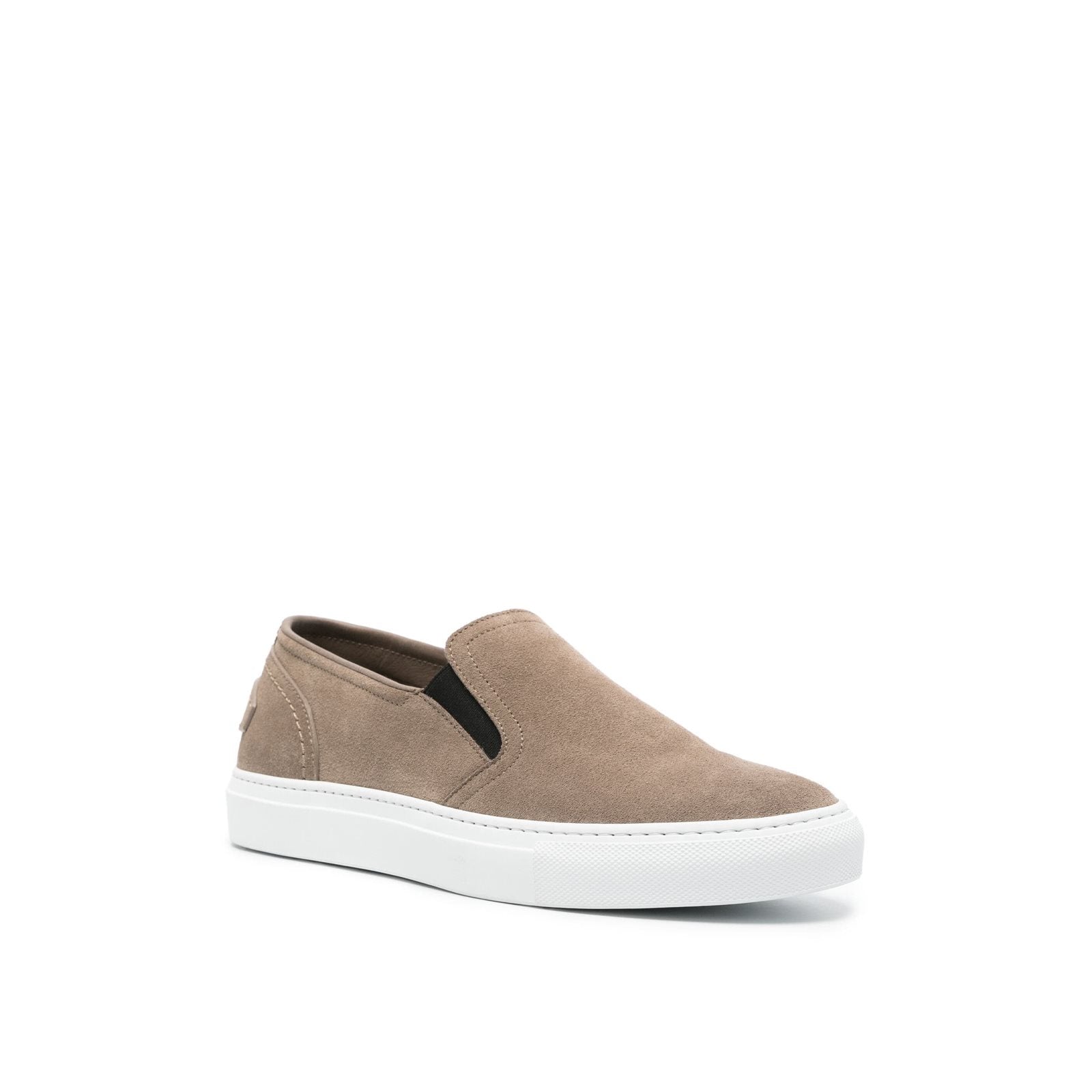 Suede slip-on sneakers