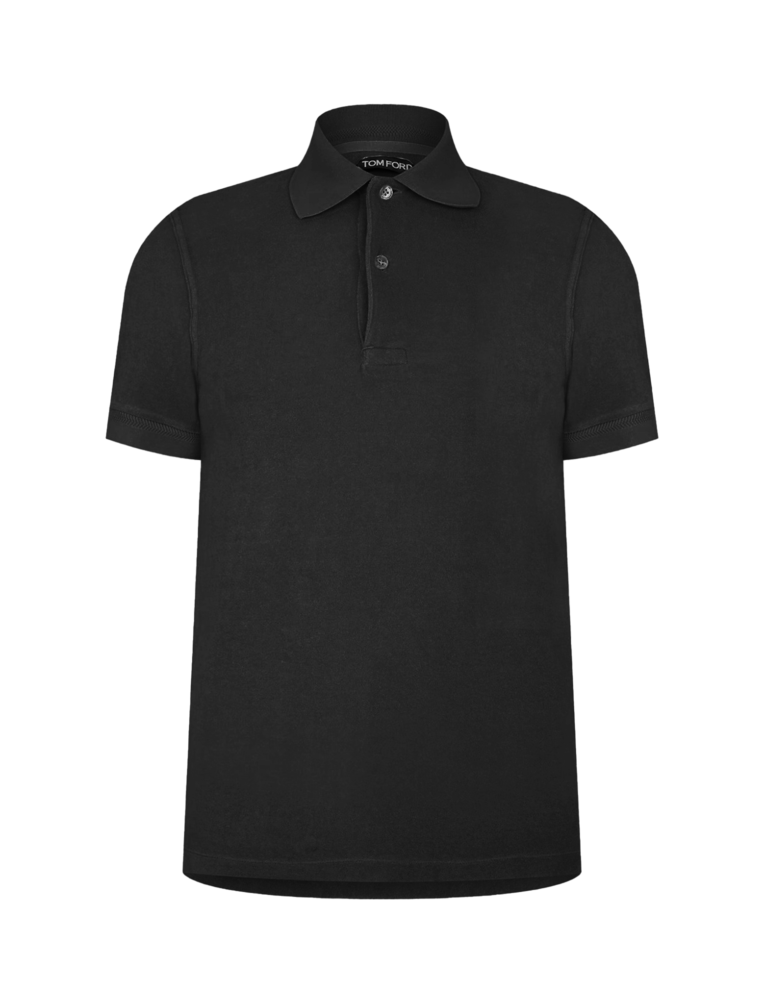 Towelling polo shirt