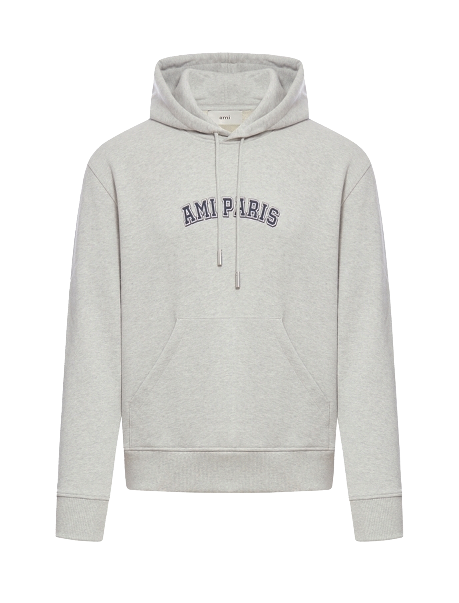 Varsity logo print hoodie