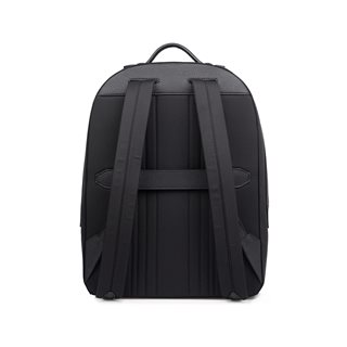 Nylon grained leather backpack 2
