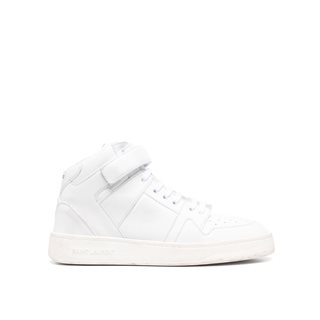 Lax leather mid-top sneakers