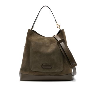 Suede giant tote bag